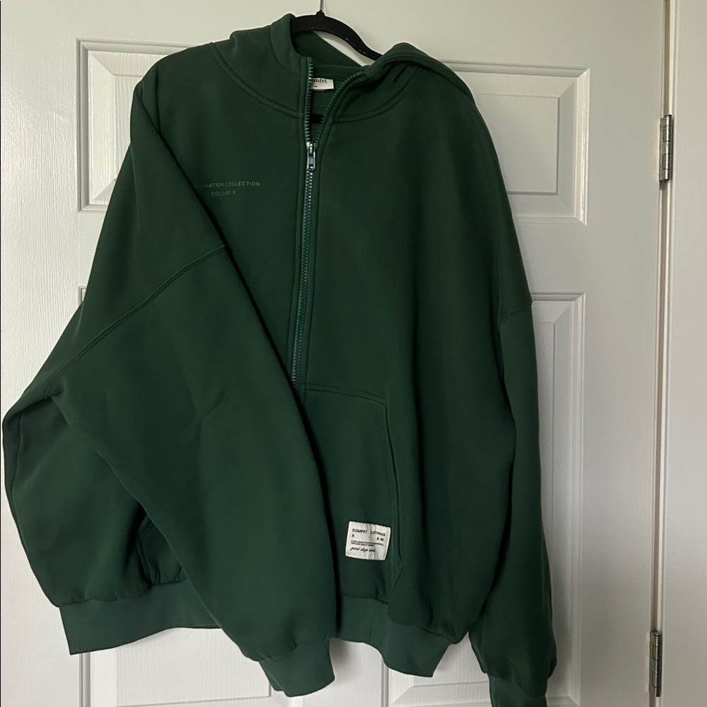 Comfort Affirmation Zip Hoodie- XL- Hunter
Oversized Fit - Picture 4 of 8